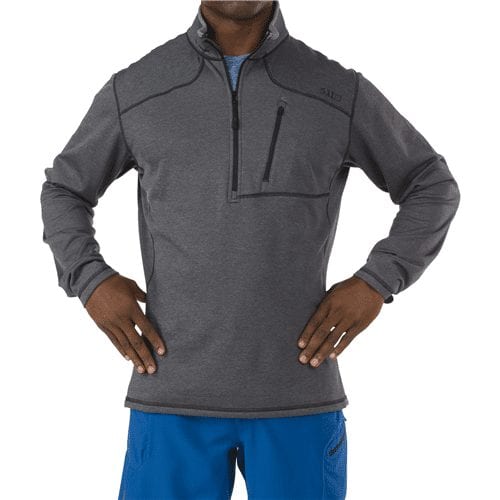 5.11 Tactical Recon Half-Zip Fleece 72045 - Black, 2XL